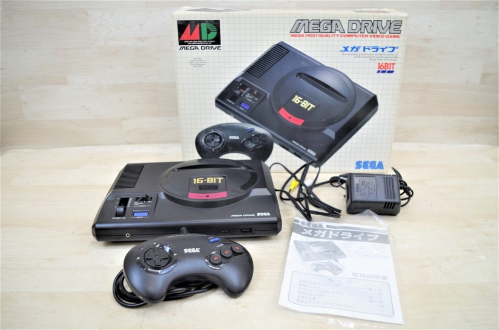 MEGA DRIVE メガドライブ SEGA セガ 16BIT ビデオゲーム テレビゲーム 本体 元箱付き 動作未確認