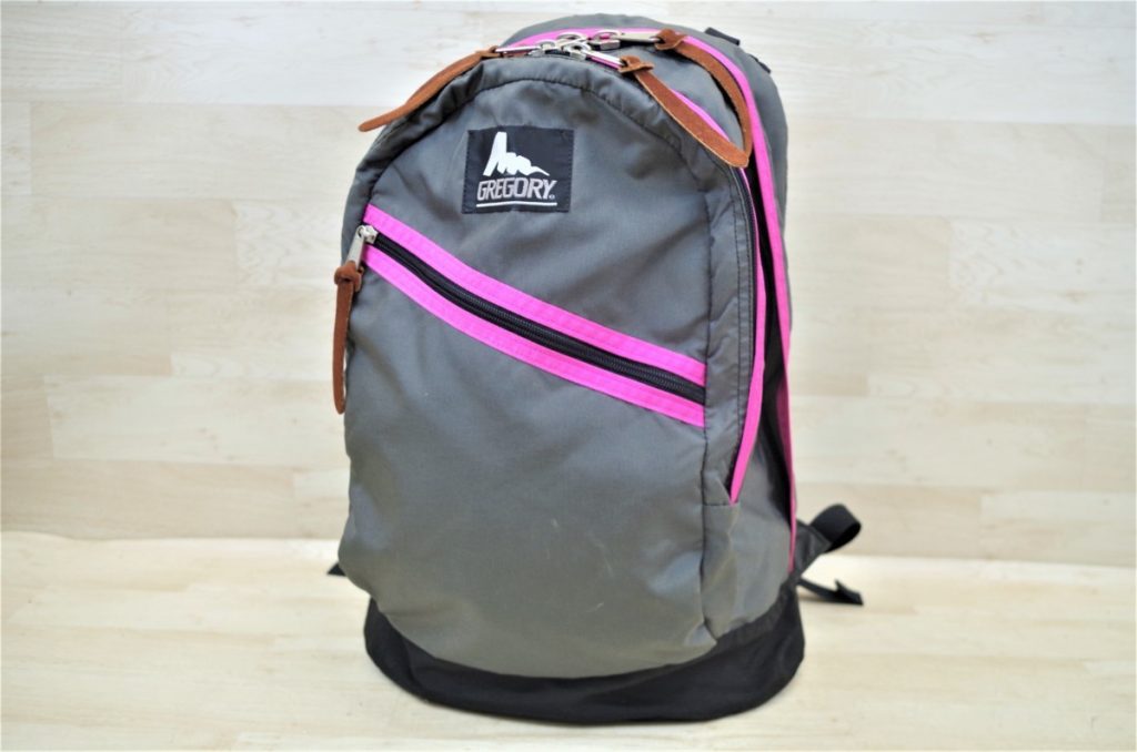 GREGORY グレゴリー Day Pack デイパック リュックサック バッグ グレー×ピンク