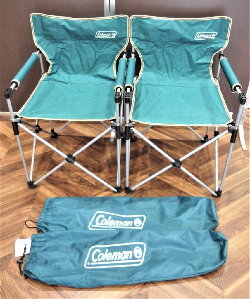 Coleman/コールマン スリムキャプテンチェア 2脚セット 「Slim Chair ST(D.Green)」 アウトドア用品