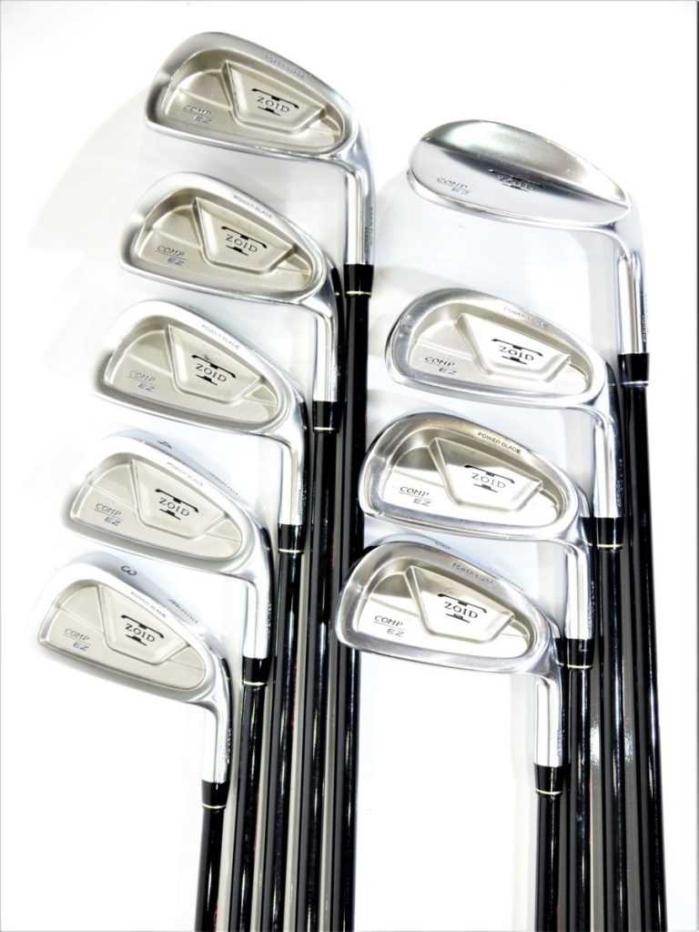 ミズノ　mizuno　T-ZOID アイアン　モデル　COMP EZ　3~9 PW FW 9本セット FLEX.R