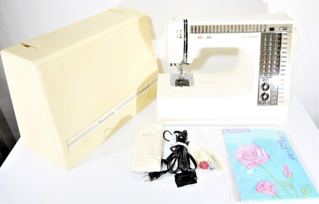 動作OK JANOME ジャノメ ミシン Memory Craft 6500 ホワイト 白 ケース 説明書付き