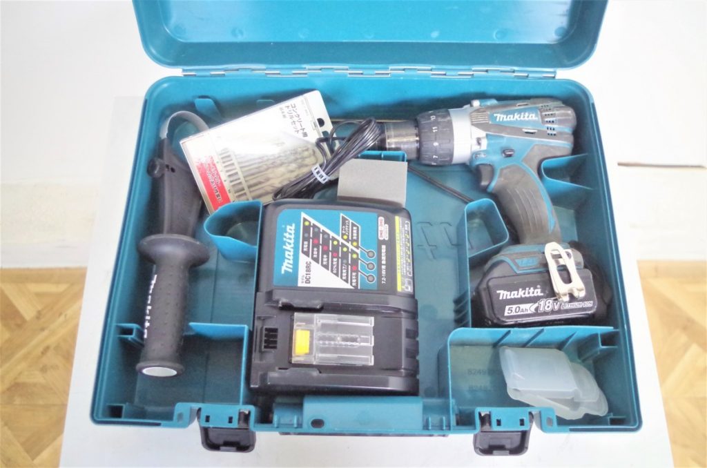 makita マキタ 充電式震動ドライバドリル HP458D 18V 6.0Ah ケース付