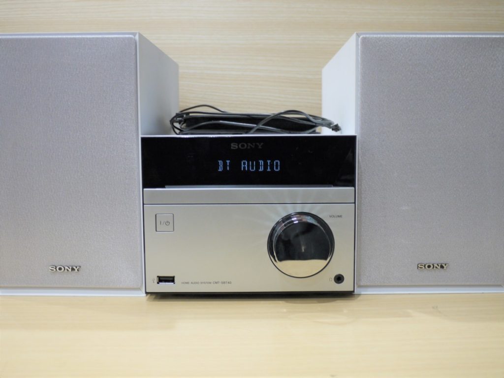 2017年製 SONY HCD-SBT40 ソニー CDレコーダー SS-SBT40 2WAY スピーカーペア システムコンポ CDデッキ