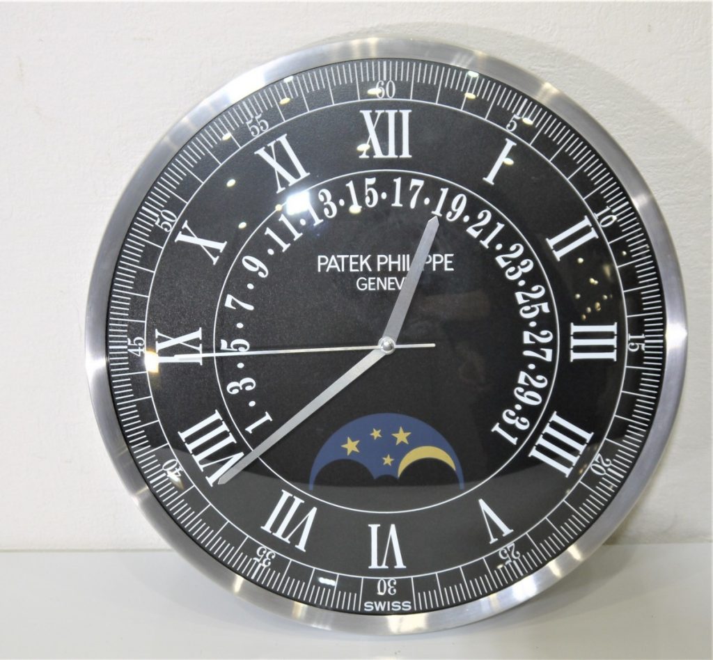 パテック フィリップ 掛け時計 PATEK PHILIPPE シルバー/ブラック