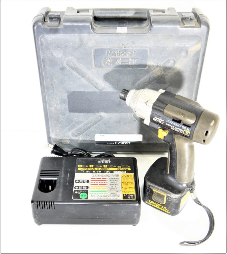 National ナショナル 12V 充電式インパクトドライバー EZ6504 EZ0208 充電器 バッテリー1個付き 松下電工