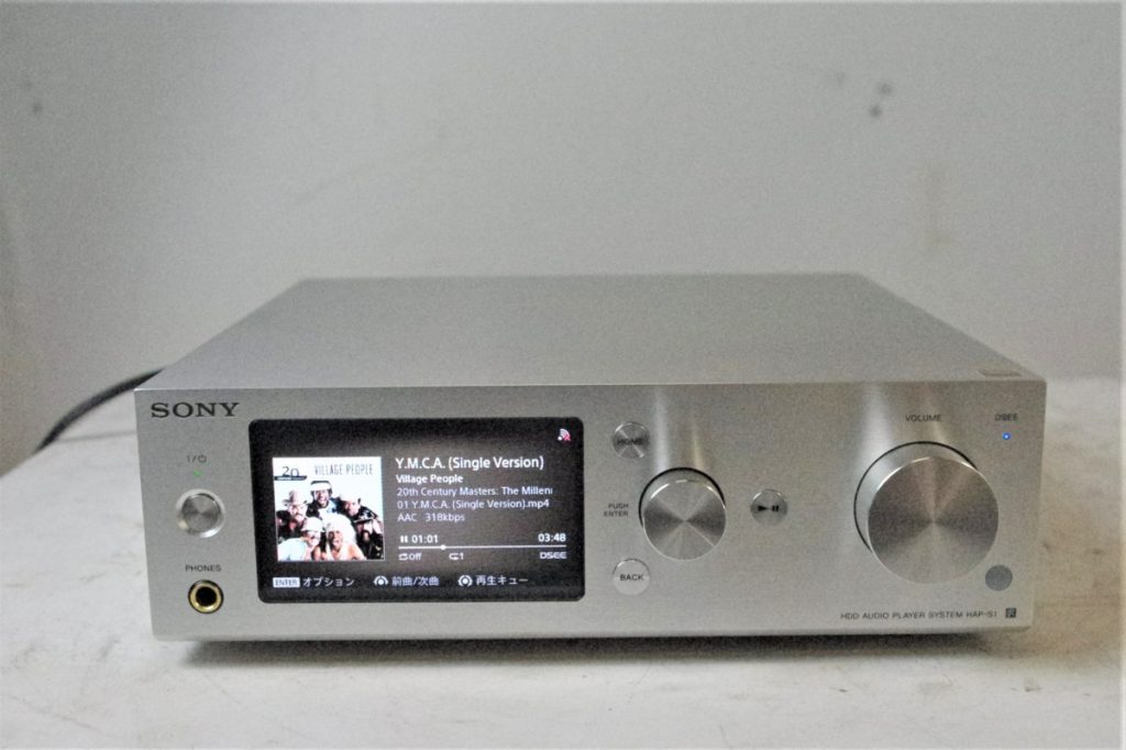 SONY HDD AUDIO PLAYER SYSTEM モデルHAP-S1 オーディオプレイヤー ソニー 2015年製