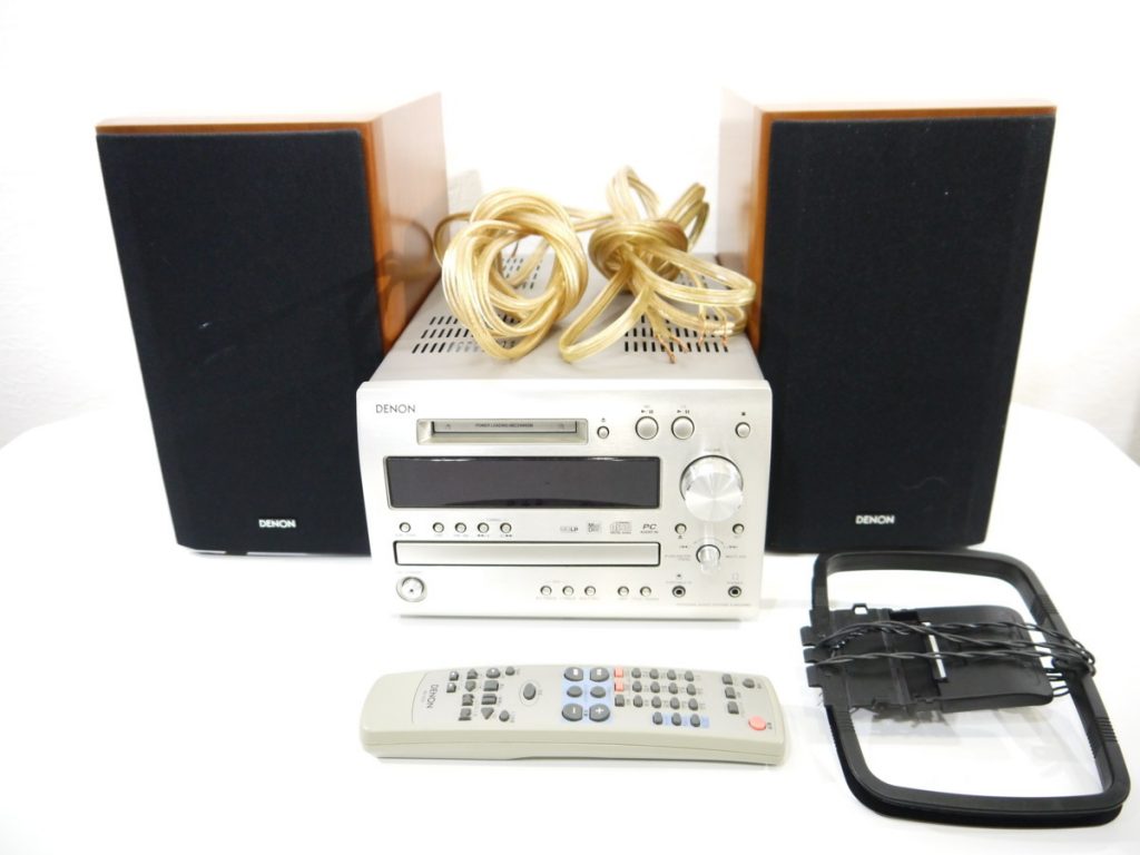 動作品 DENON/デノン　CD/MD ミニコンポ・スピーカー　D-MX33MD/SC-MX33　08年