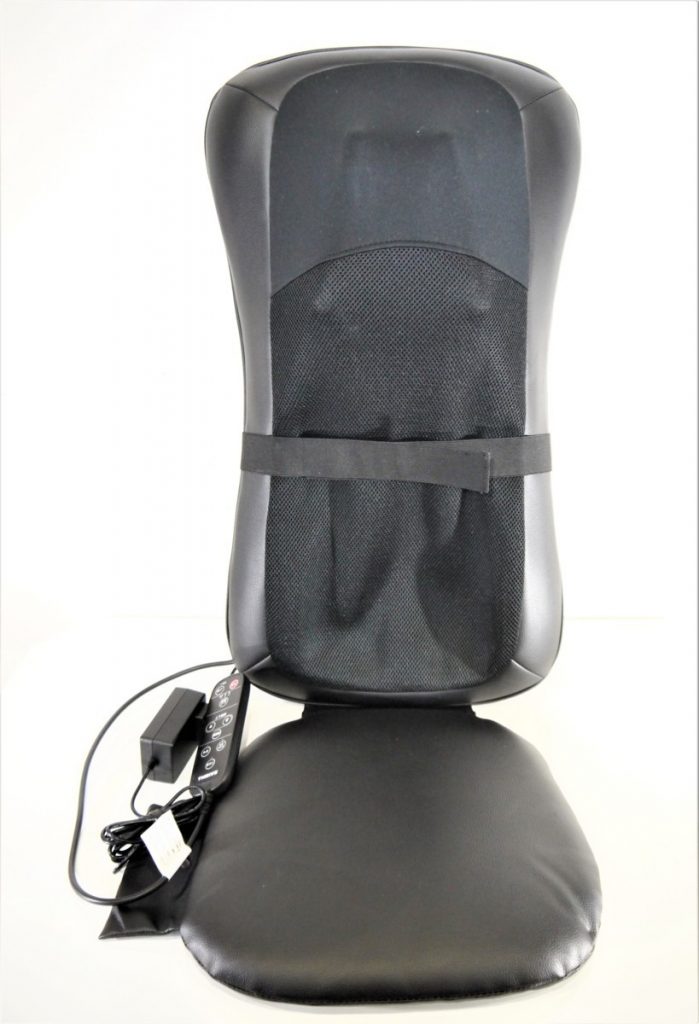 マッサージチェア スライヴ マッサージシート 背中 腰 シートマッサージャー MD-8660(BK) ブラック マッサージ器