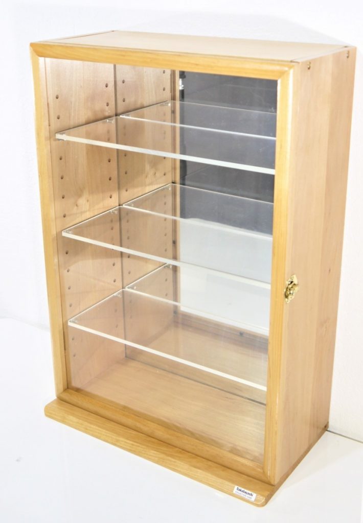 Nakabayashi ナカバヤシ collection case コレクションケース　木製　棚