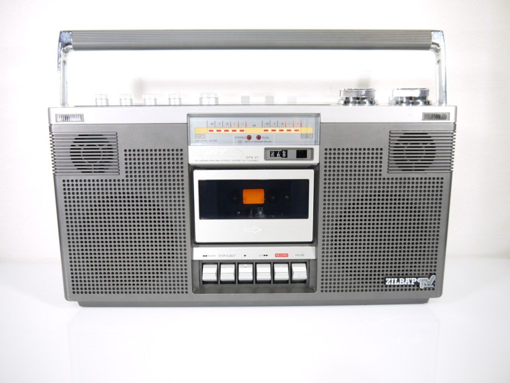 SONY ソニー CFS-V1 TV-サウンド FM AM ステレオカセットコーダー ZILBA’P