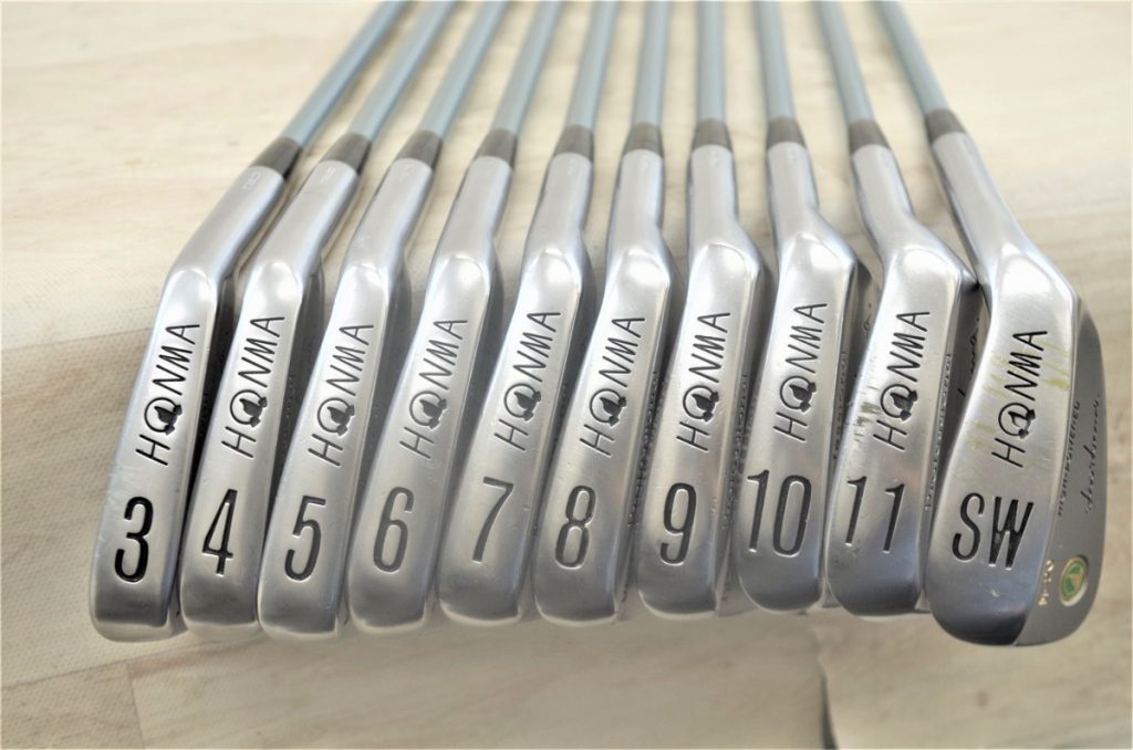 HONMA アイアンセット 3~11,SW 10本セット FLEX S CL-708 M-20 T-800 CARBON M50 R-1 HIGH-POWERED ホンマ カーボン 本間