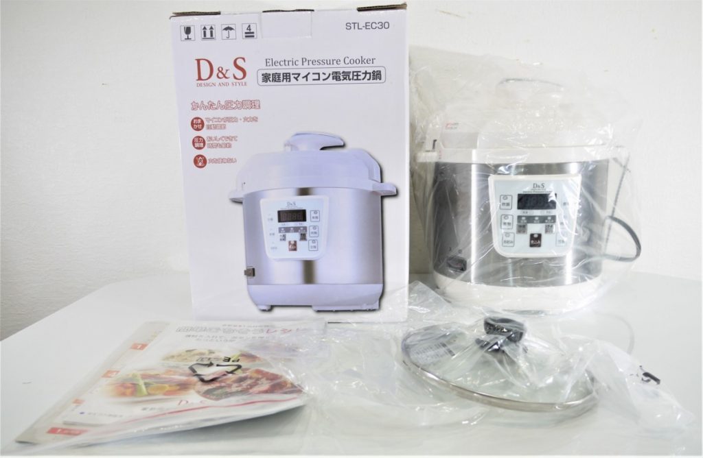 2019年製 佐藤商事/D＆S 家庭用マイコン電気圧力鍋 2.5L STL-EC30
