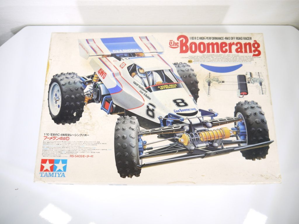 タミヤ The Boomerang　電動RC 1/10 ブーメラン4WD 　ラジコンカー