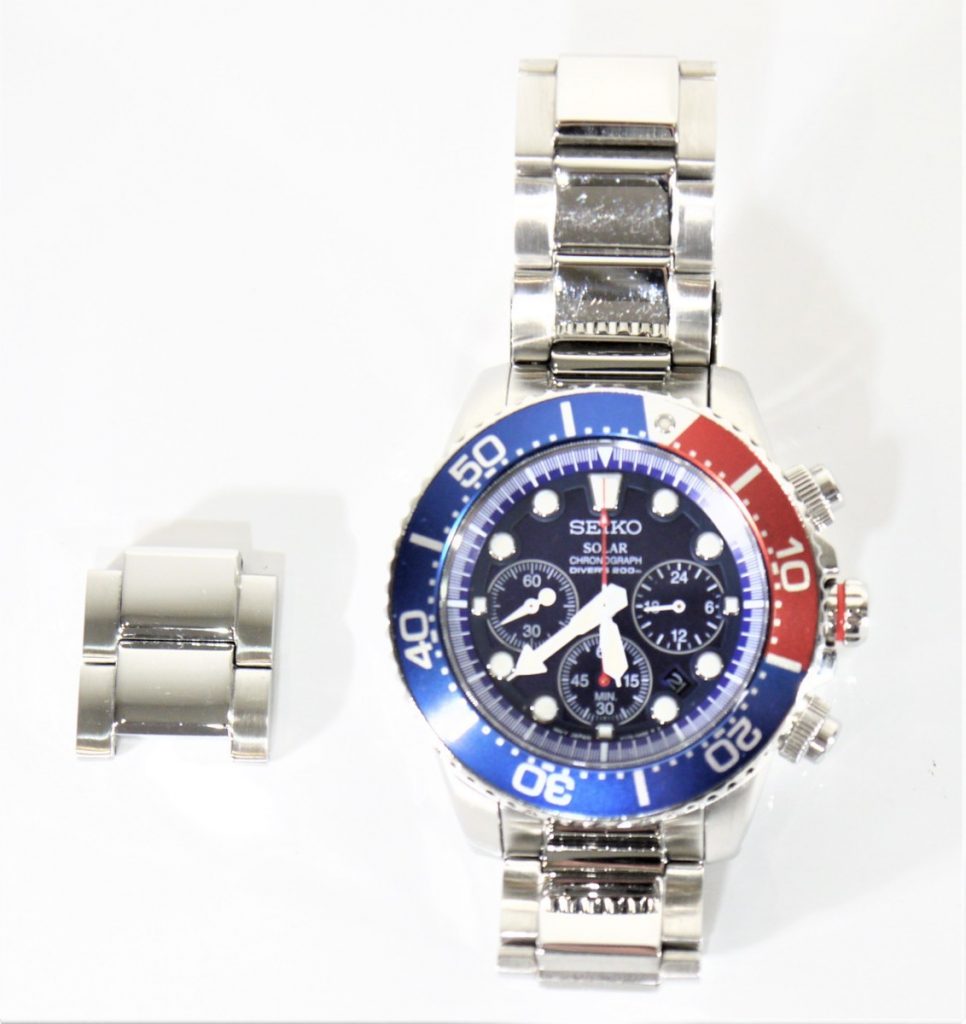 ④SEIKO　AIR　DIVERS　200M　V175-0AD0　SOLAR CHRONOGRAPH DIVERS 200M　セイコー 腕時計　メンズ