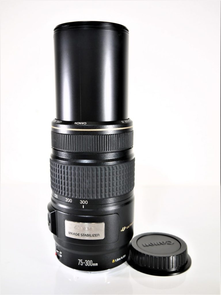 キャノン　CANON EFマウント　７５－３００ｍｍ 1:4-5.6 IS ULTRASONIC IMAGE STABILIZER