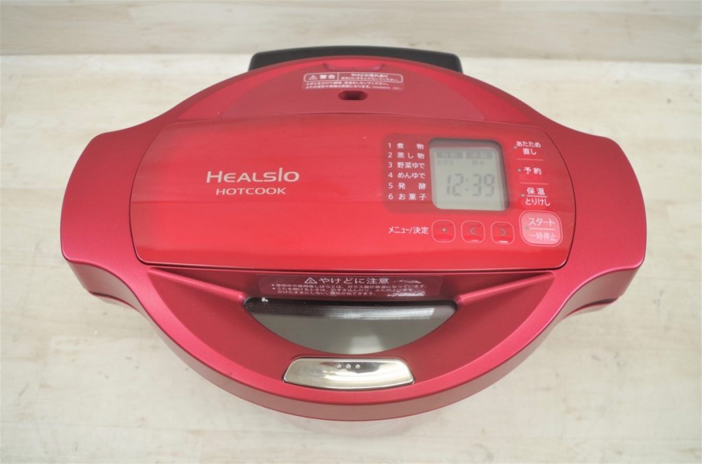 SHARP 水なし自動調理鍋 HEALSIO HOTCOOK KN-HT99A-R 1.6L ヘルシオ ホットクック シャープ 赤 2017年製