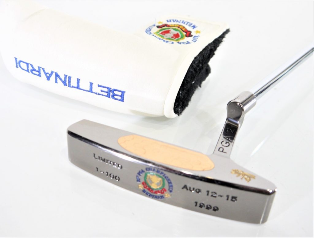 ＢＥＴＴＩＮＡＲＤＩ（ベティナルディ）ＰＧＡ２ AUG12~15 1999 LIMITED1~100 MEDINAH パター　カバー付き