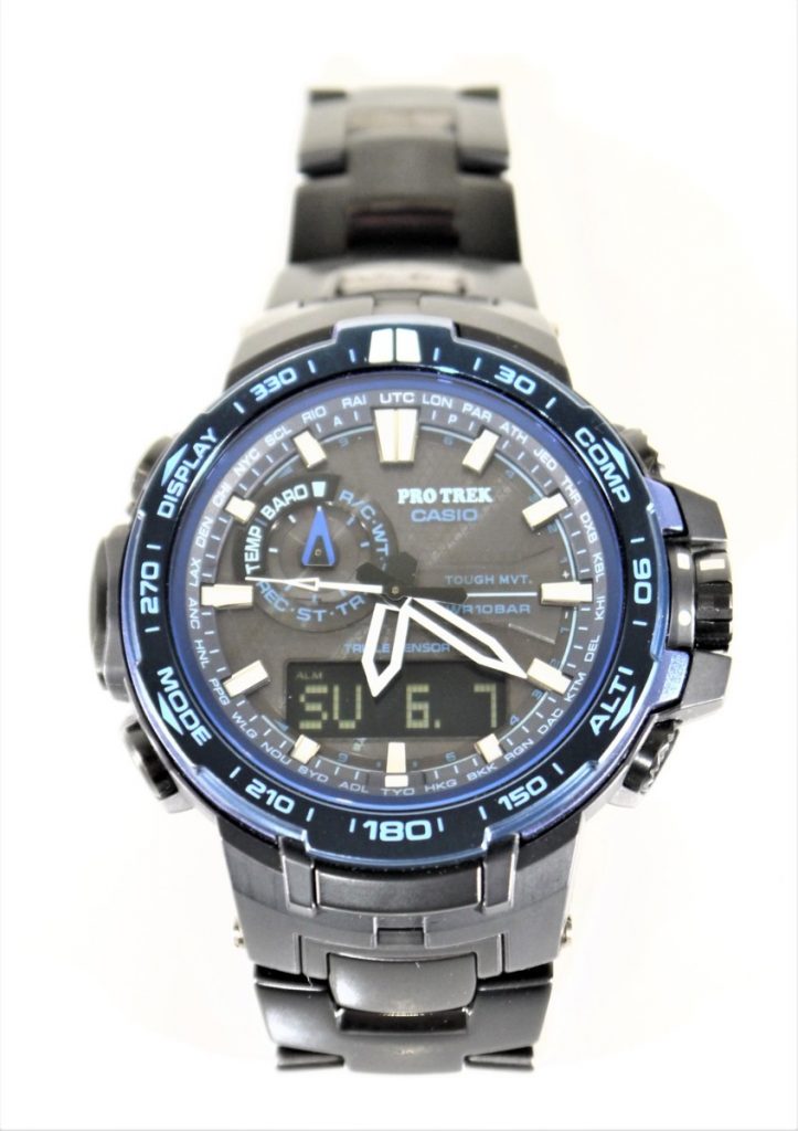 ⑥CASIO PRO TREK TOUGH MVT. WR10BAR　TOUGH SOLAR PRW-6000SYT カシオ　腕時計
