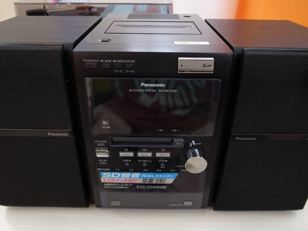 Panasonic パナソニック SDステレオシステム ミニコンポ SA-PM710SD 動作確認済み