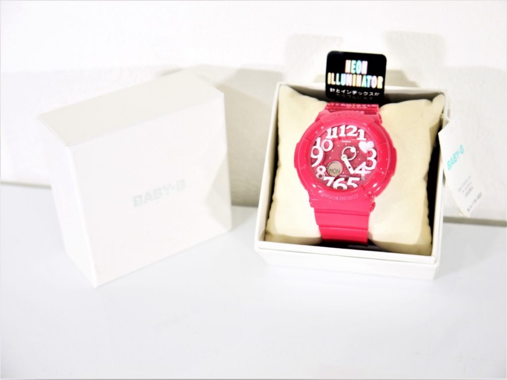 Baby-G ネオンダイアル ピンク デジアナ CASIO カシオ BGA-130-4BJF