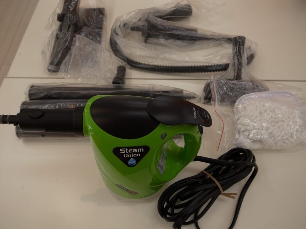 H2O スチームユニオン テレビショッピング研究所 スチームクリーナー 動作確認済み