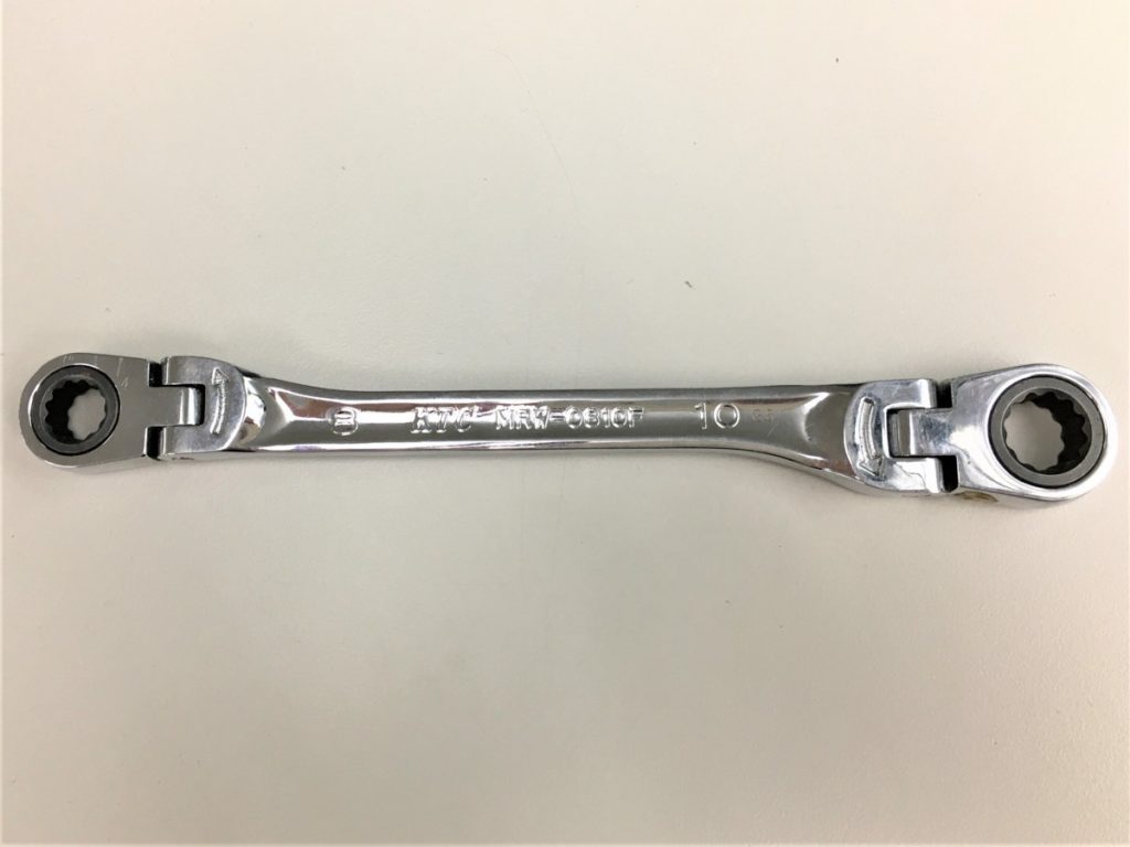 KTC ラチェットめがねレンチ MRW-801F 8-10mm 首振り メガネ フレックス 両頭型 KYOTO TOOL 京都機械工具