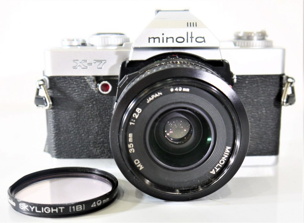MINOLTA X-7 /MINOLTA MD 35mm 1:2.8 ミノルタ　カメラ　レンズ