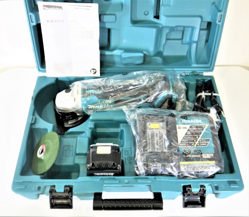 makita マキタ GA404DRT 100mm 充電式 ディスクグラインダ 18V 5.0Ah