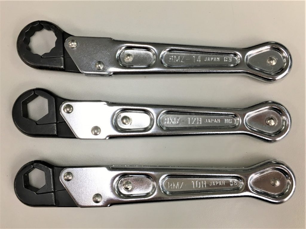 KTC ラピドレンチ 3点セット RMZ-10H C5 10mm RMZ-12H U6 12mm RMZ-14 C3 14mm ラピッド KYOTO TOOL 京都機械工具