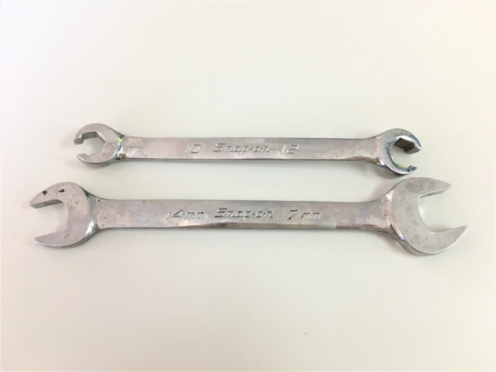 Snap-on ダブルエンドフレアナットレンチ オープンエンドレンチ セット RXFMS1012B VOM1417 10-12,14-17mm スパナ スナップオン