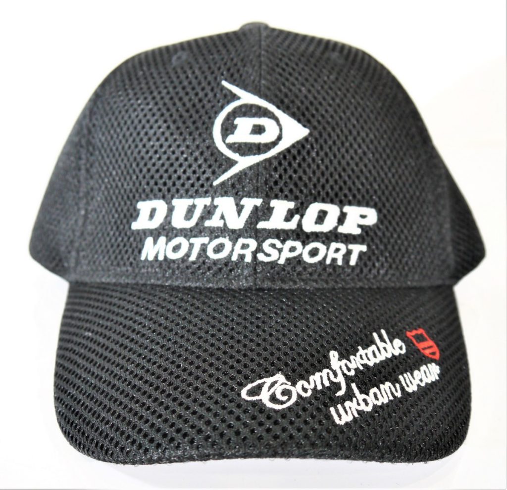 DUNLOP MOTOR SPORT ダンロップモータース メッシュ キャップ 帽子 黒 ブラック