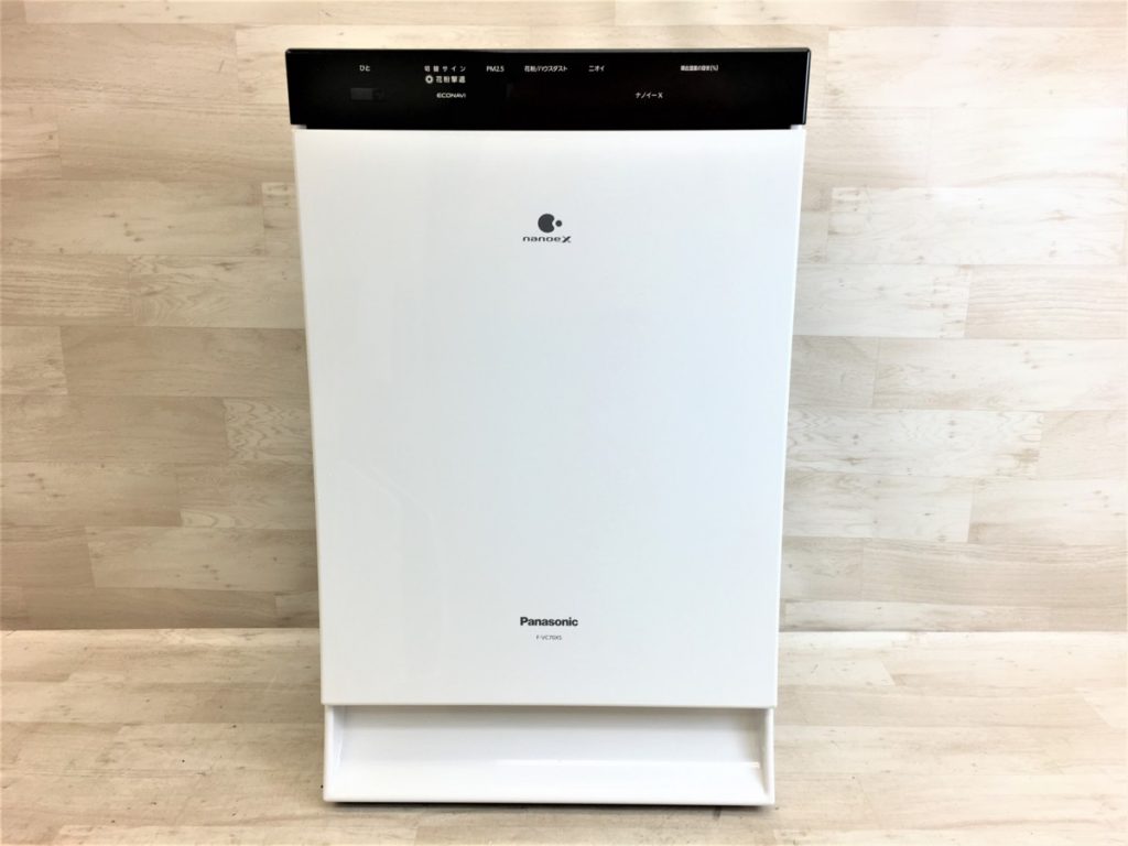 Panasonic 加湿空気清浄機 F-VC70XS 2020年製 ナノイーX ECONAVI ホワイト パナソニック 日本製