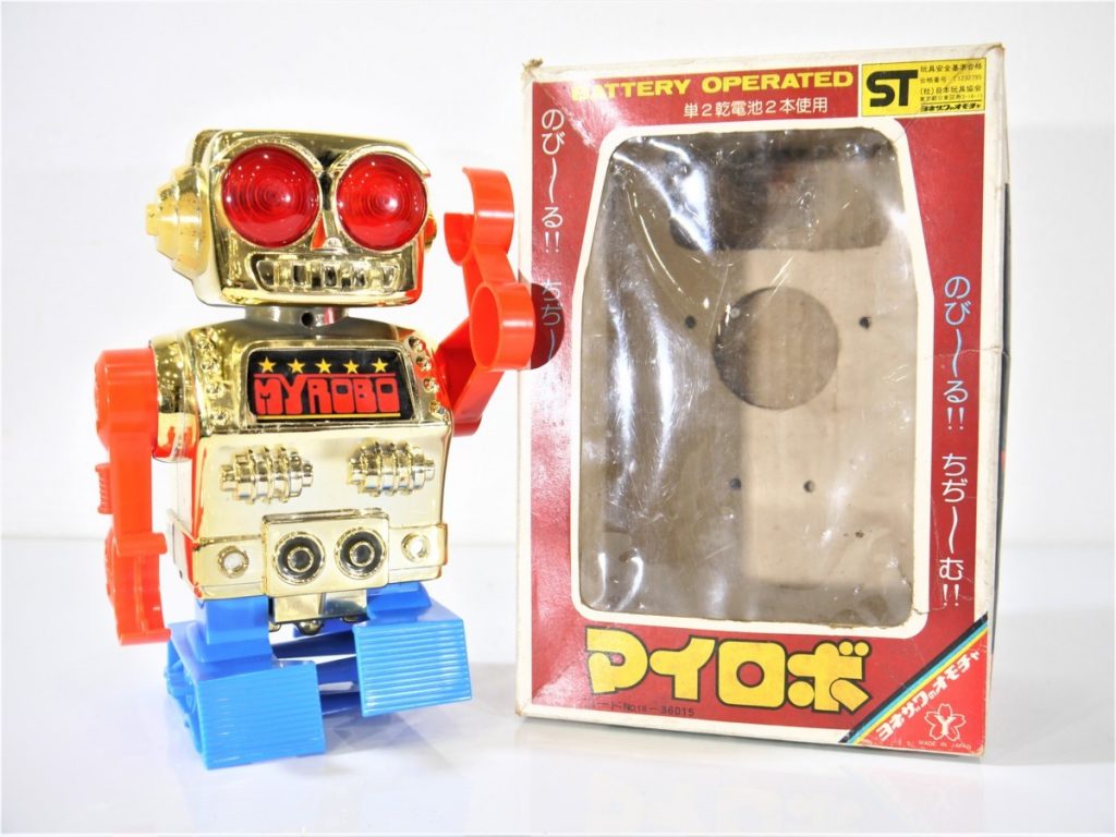 箱付　ヨネザワ米澤玩具　電動歩行ロボット　マイロボMYROBO