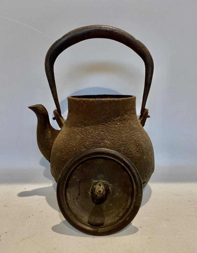 龍文堂　鉄瓶　煎茶道具　龍文堂造