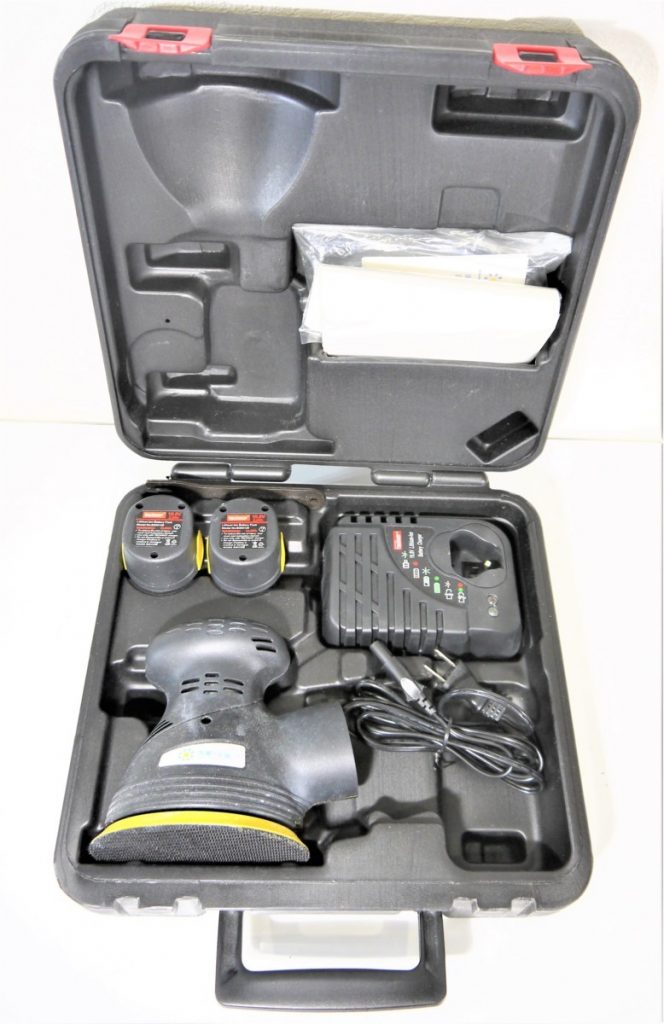 洗車の王国 コードレスパワーポリッシャー　洗車用品 コードレス 充電式 専用収納ケース ダブルアクションタイプ