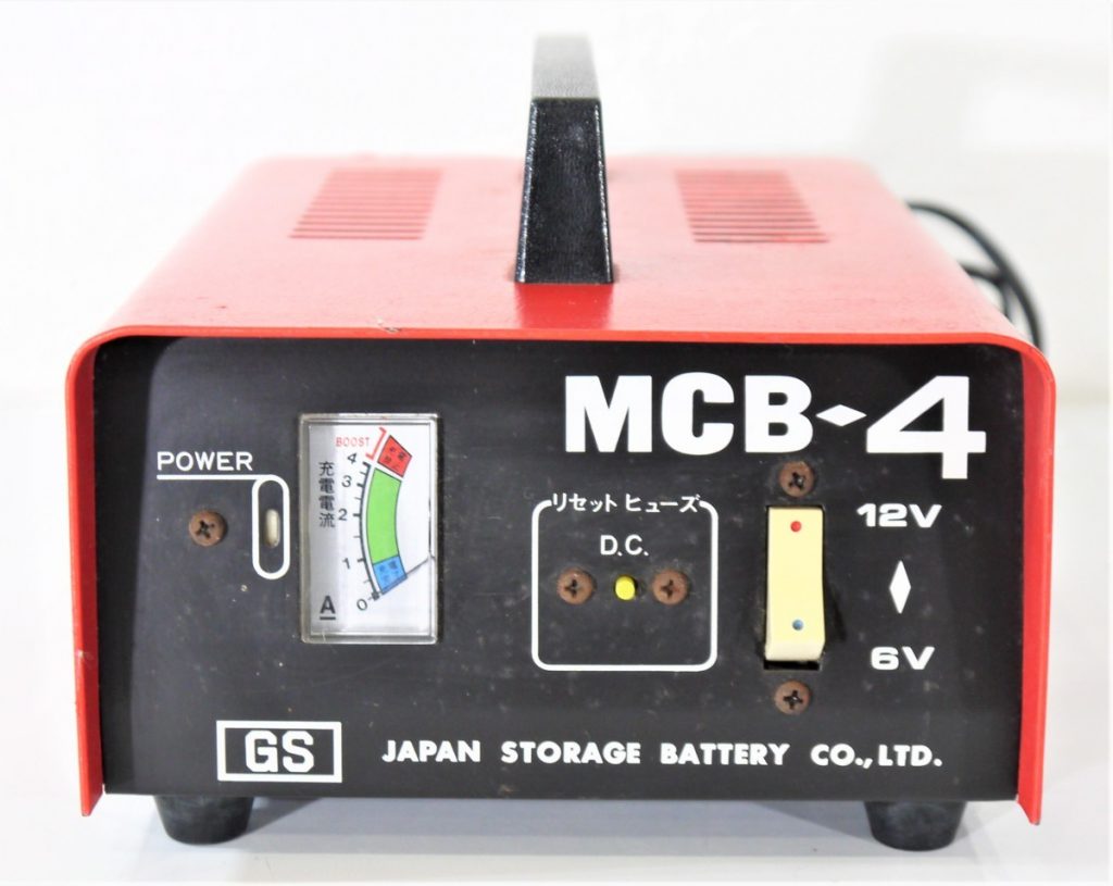 通電のみ 日本電池 6V/12V バッテリーチャージャー MCB-4 GS