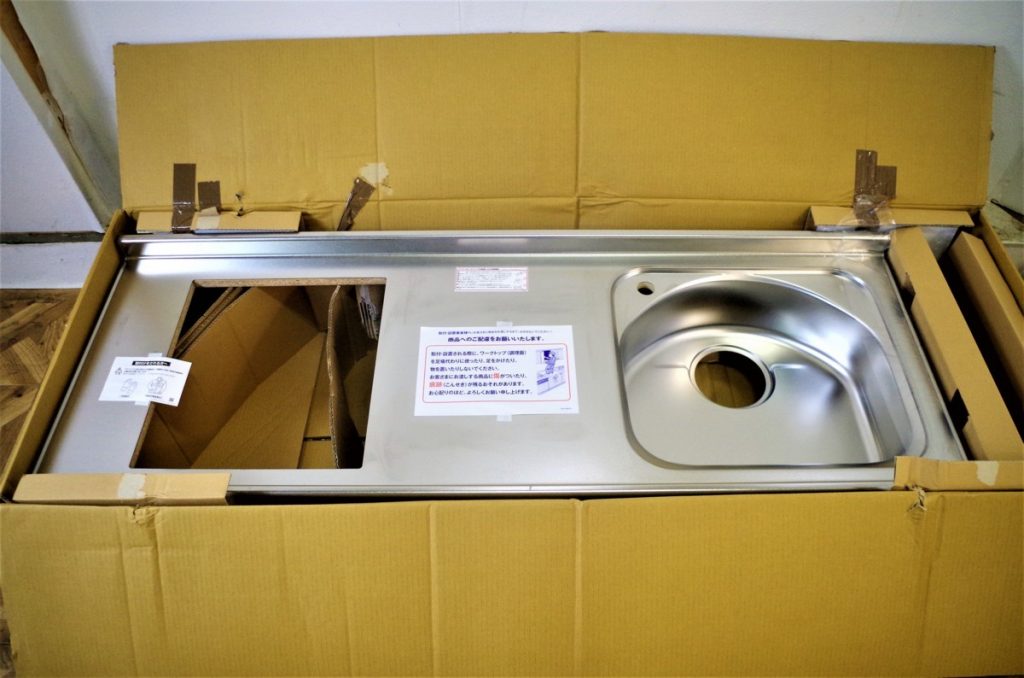 【新品未開封品】LIXIL Shiera スキットシンク ワークトップシンク ステンレス 天板 リクシル シエラ リフォーム (E)