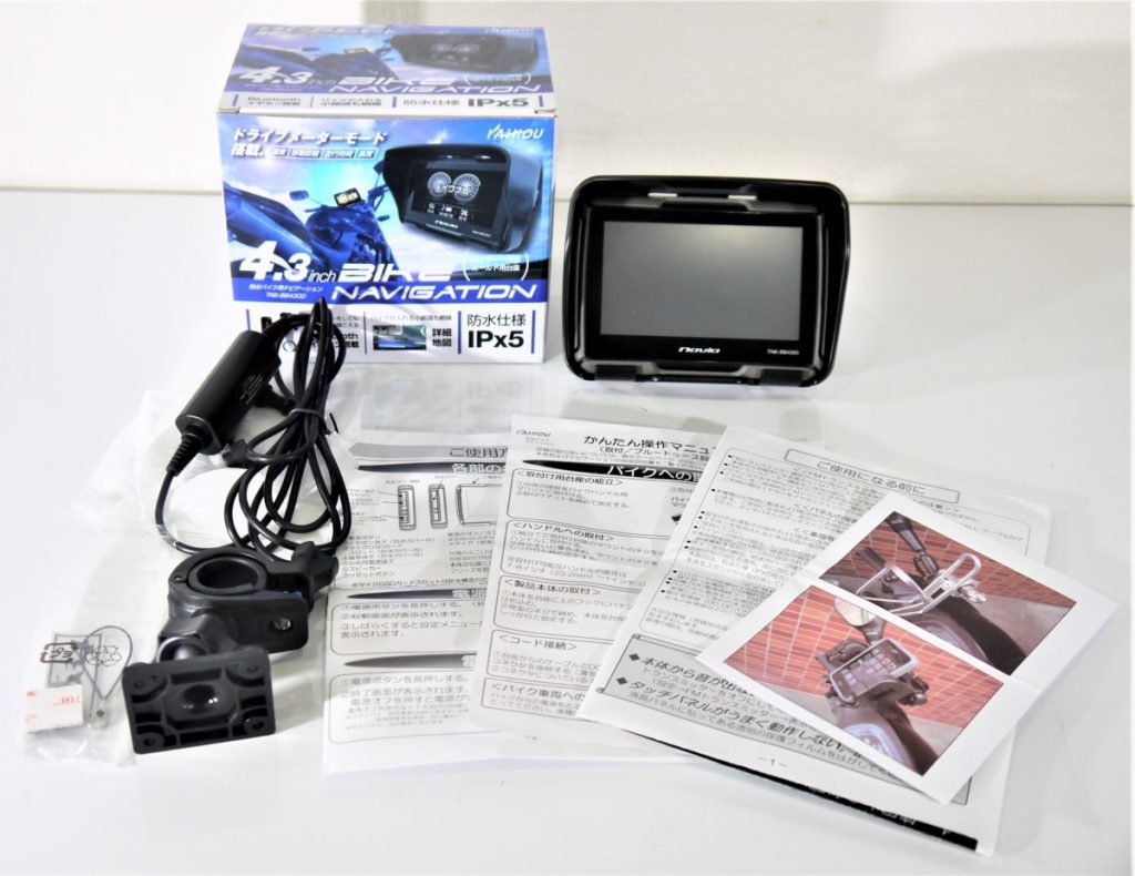 動作OK 防水　バイクナビ　TNK-BB4300 KAIHO
