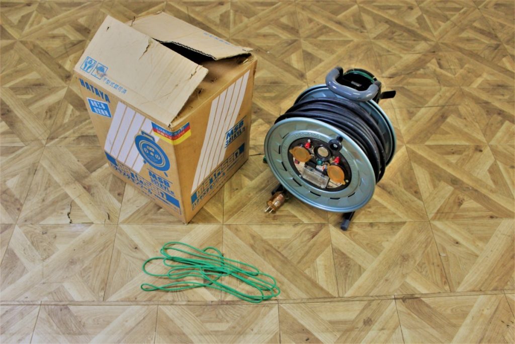 HATAYA メタセンリール MSB-301KUL型 コードリール 電源リール アース線　(B)