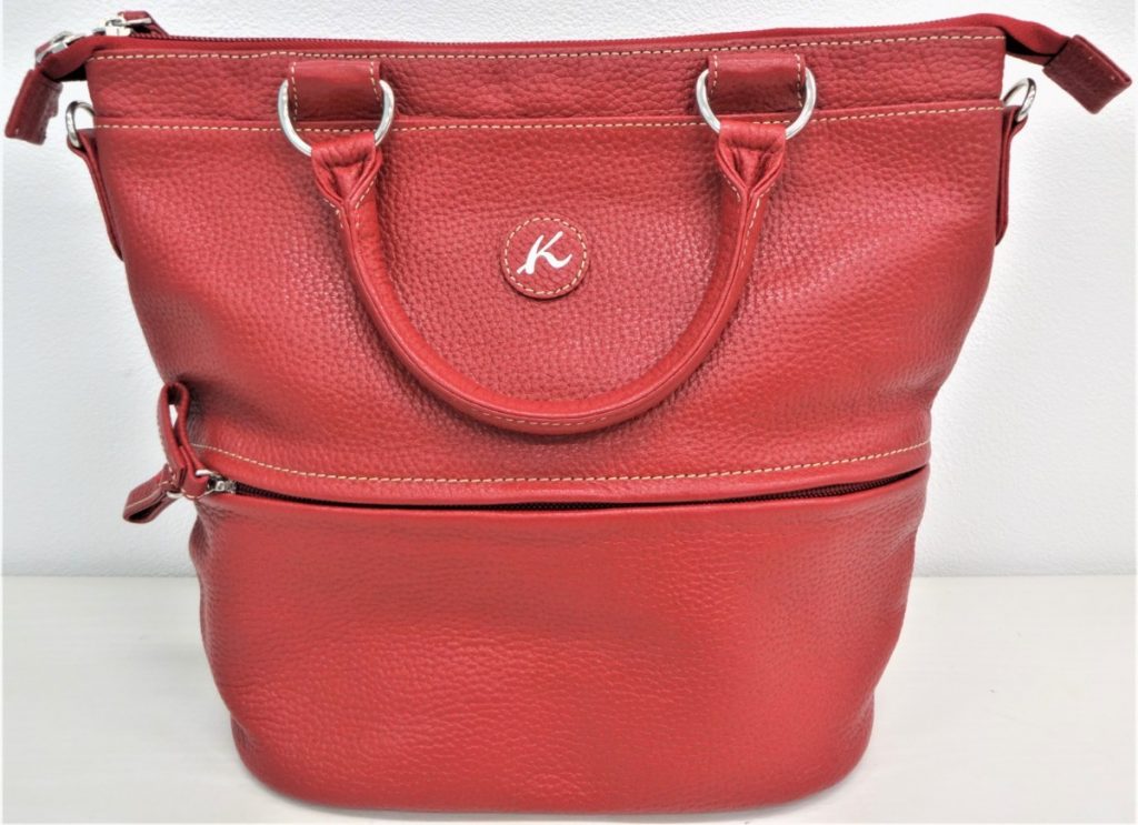 H9-161 kitamura2 K2 キタムラ レザーバッグ ハンドバッグ 赤 レッド