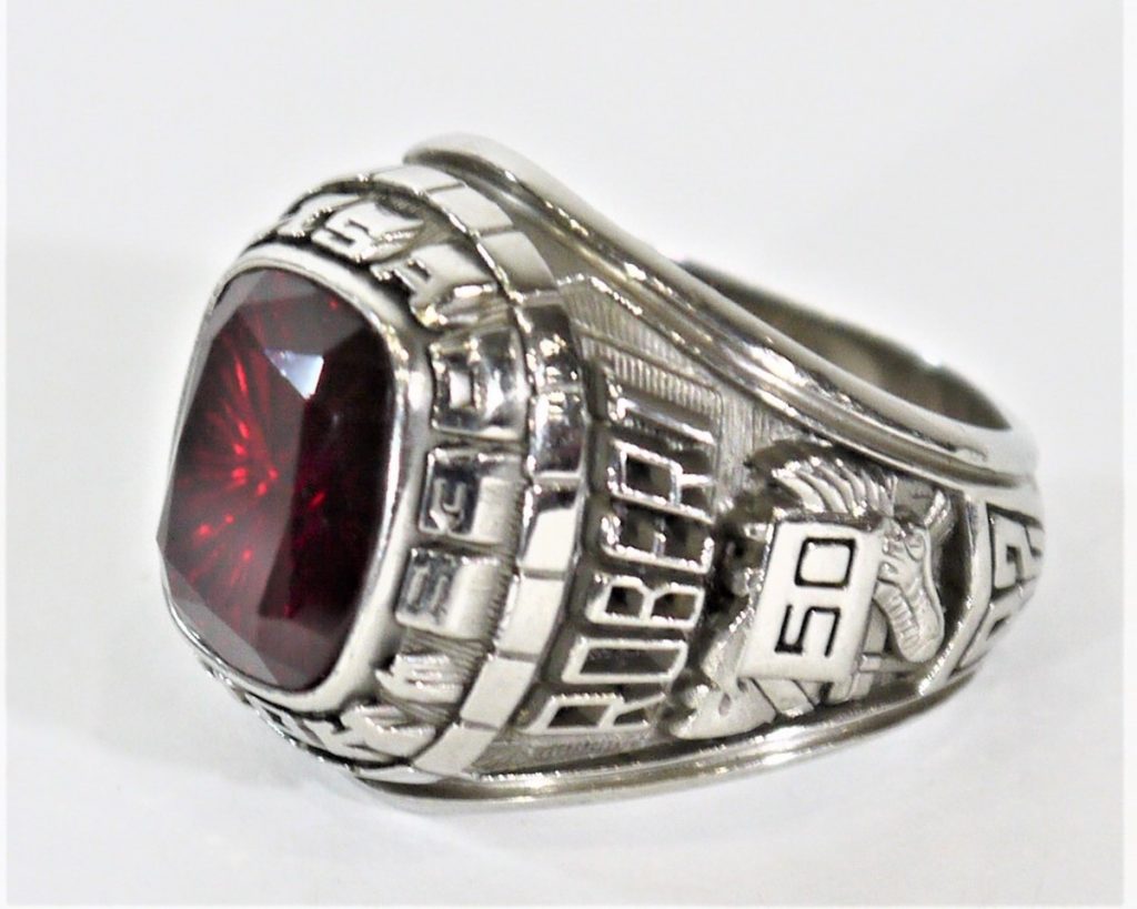 JOSTENS カレッジリング シルバー LTM ジャスティンズ 指輪 約17号