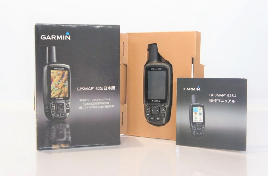 ガーミン　GARMIN　GPSMAP　62SJ　日本語仕様　日本高精密地形図　日本登山地図