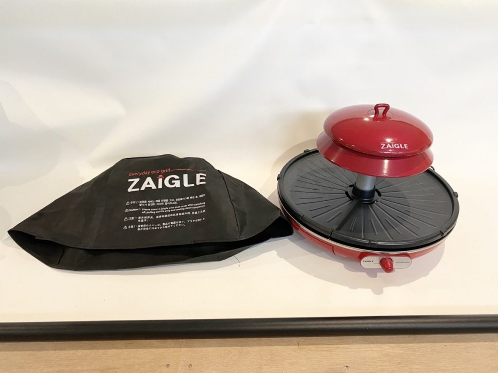 ZAIGLE ザイグル　グリル　レッド NC-300 赤外線ロースター　収納袋付