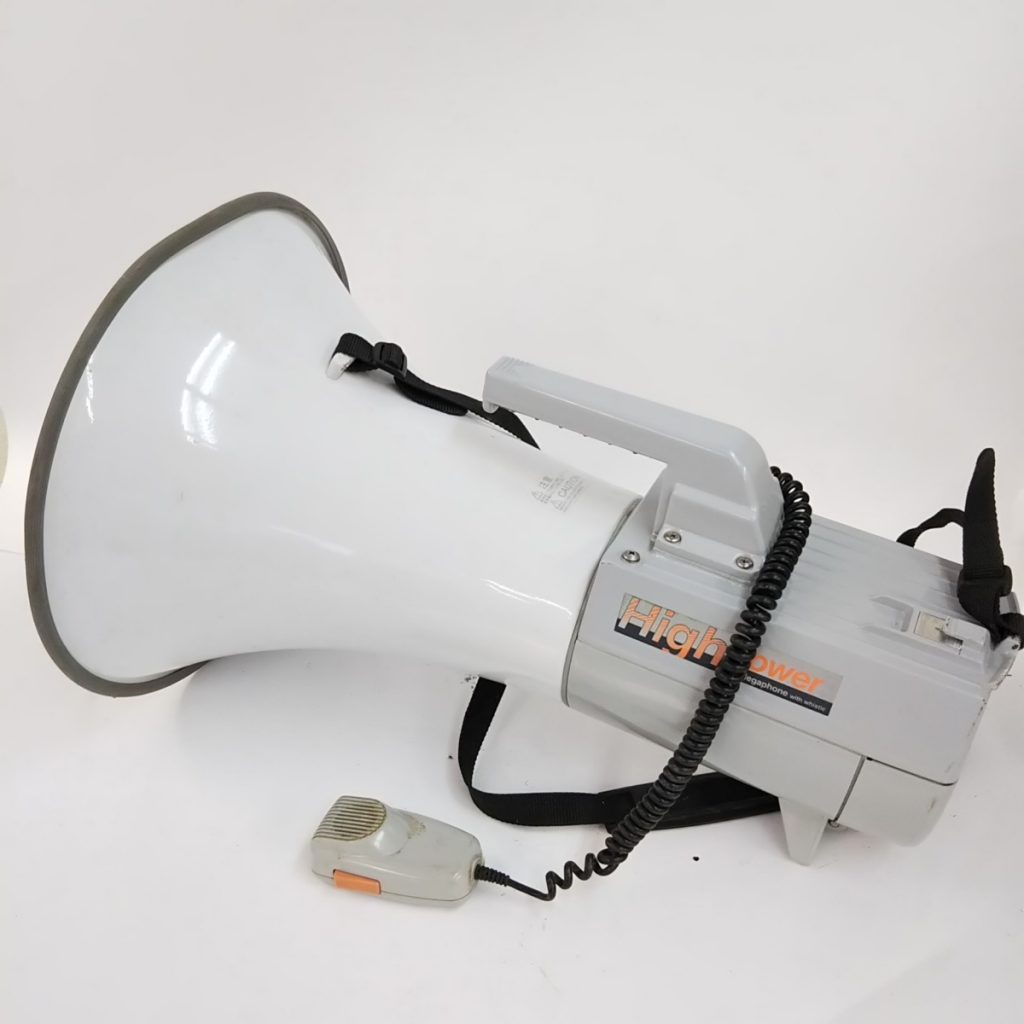 TOA 大型メガホン 拡声器 High Power 動作未確認 現状品