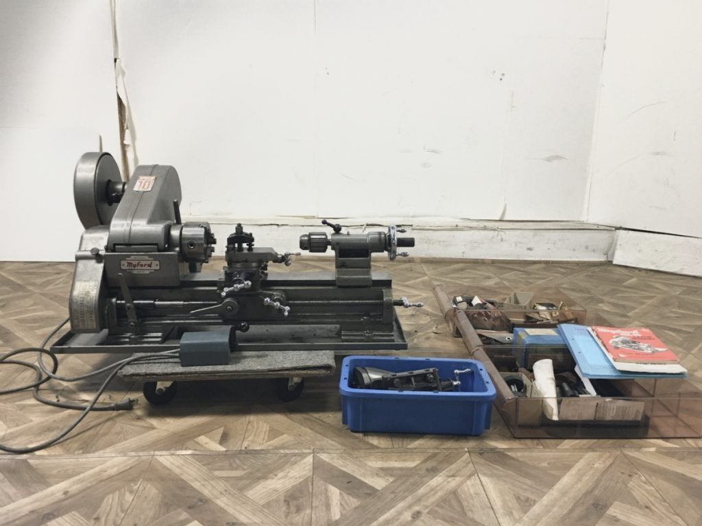 my ford マイフォード SPEED10 卓上小型旋盤 切削 ドリル刃 チャック 取扱い説明書 単相100V 70kg 1/100