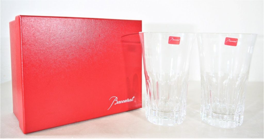 BACCARAT　バカラ　ペアグラス　高さ14㎝ 口径9cm 箱付