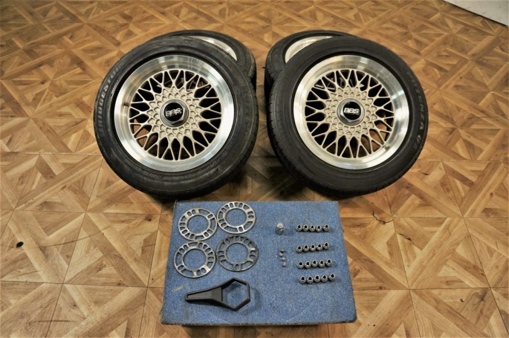 BRIDGSTONE 205/55R16 POTENZA GⅢ BBS ホイール付き 5穴 4本セット タイヤ