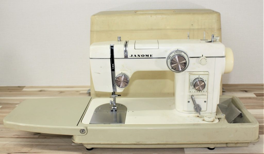 JANOME ジャノメ MODEL 802 ミシン フットペダル付き ジャンク