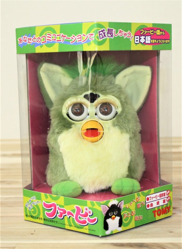 動作未確認 TOMY ファービー グリーン Furby おしゃべり天才ペット