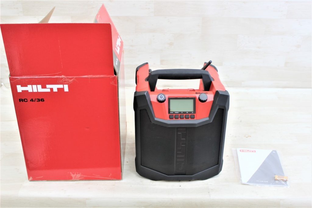 HILTI ラジオ チャージャー RC 4/36 作業現場用ラジオ ヒルティ